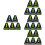 20 Pcs Two Shaped Mini Triangle Bubble Spirit Level 8