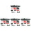 4 Sets Miniature Simulation Military Equipment Models For Children 4
