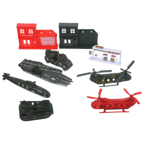 4 Sets Miniature Simulation Military Equipment Models For Children 1