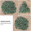 3 packs natural green aventurine stones, irregular shape 10