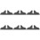 6Pcs Plastic Screen Divider Stand Base For Household Use Bracket 4