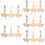 15Pcs Compact Replaceable Watch Charms Lightweight Alloy Watch Decor 10