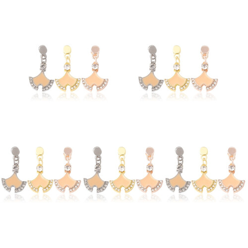 15Pcs Compact Replaceable Watch Charms Lightweight Alloy Watch Decor 1