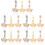 15Pcs Compact Replaceable Watch Charms Lightweight Alloy Watch Decor 6