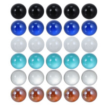 50pcs colorful glass balls marbles for fish tank decor