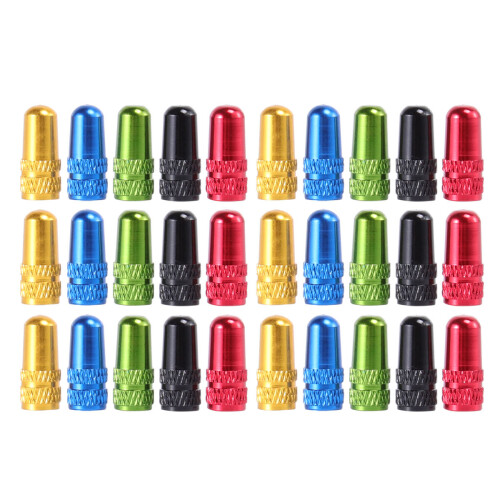 60 Pcs Aluminum Alloy Cap Dust Covers Caps