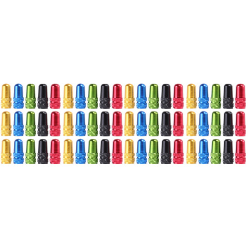 60 Pcs Aluminum Alloy Cap Dust Covers Caps 1