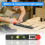 Digital Protractor 999.9 Digital Spirit Level, Angle Bevel Ruler with LCD Display, Angle Measuring Device with Horizontal Vertical Circular Bubbles 5