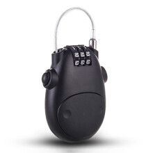 Universal Cable Lock 75 cm Helmet Bicycle Cable Lock Wire Rope Luggage Lock Combination Lock Suitcase Lock Locker Rope Lock