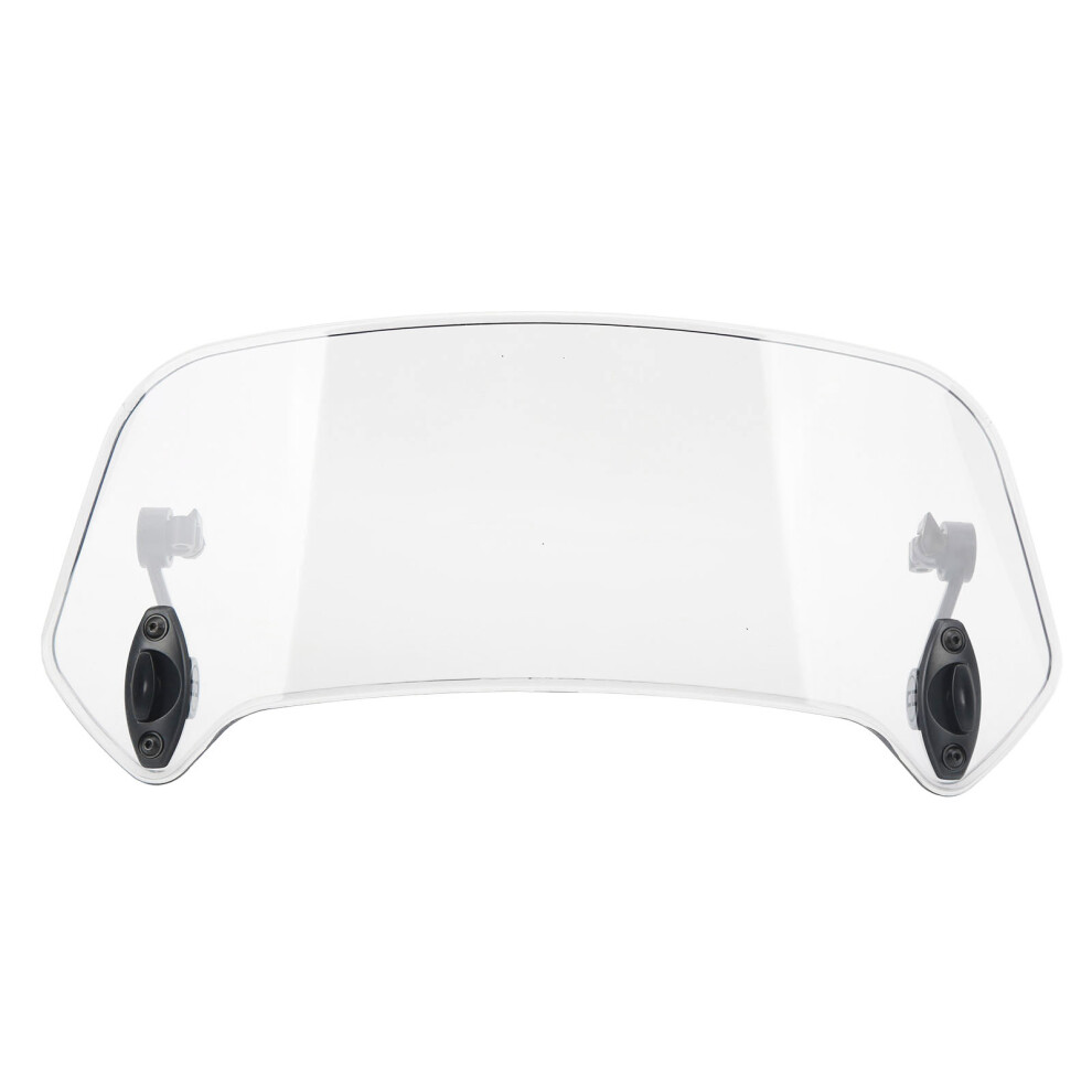 Universal Adjustable Motorcycle Windscreen Shield Abs Transparent Wind Deflector 6921373444786