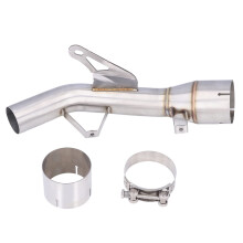 Motorcycle exhaust midpipe, 304 stainless steel, replacement for Z900 2017