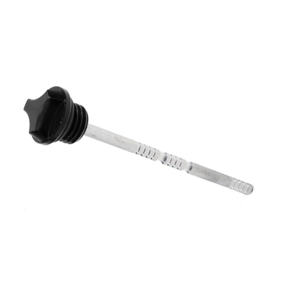 Motorcycle Oil Dipstick Cap Accurate Engine Oil Level Gauge For Scooter Aluminum Alloy Black 9189345343193