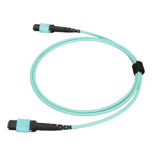 Faseroptisches Patchkabel 1m MPO auf MPO 8-Kern OM3 Ethernet-Transceiver 1