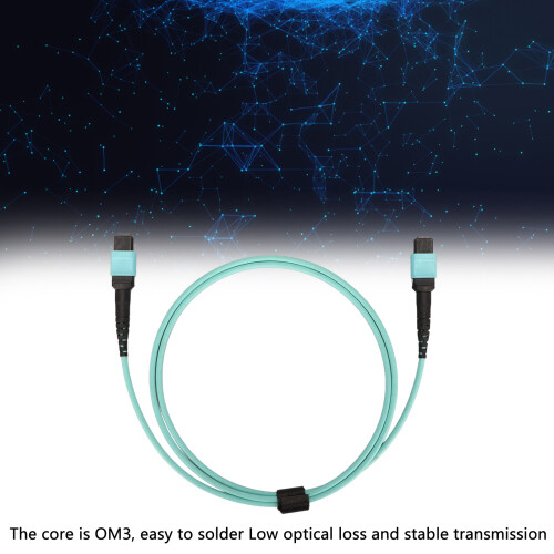 Faseroptisches Patchkabel 1m MPO auf MPO 8-Kern OM3 Ethernet-Transceiver 2