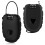 Pack of 2 Compact Cable Locks, 4Digit Code, for Luggage, Ski, Bicycle  Black, 75 cm 1