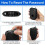 Pack of 2 Compact Cable Locks, 4Digit Code, for Luggage, Ski, Bicycle  Black, 75 cm 5