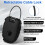 Pack of 2 Compact Cable Locks, 4Digit Code, for Luggage, Ski, Bicycle  Black, 75 cm 2
