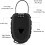 Pack of 2 Compact Cable Locks, 4Digit Code, for Luggage, Ski, Bicycle  Black, 75 cm 3
