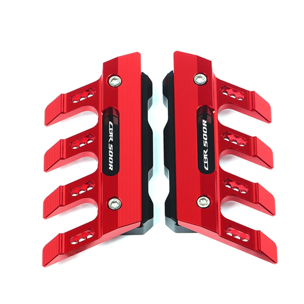 Motorcycle Protection Motorcycle Fender Side Protection Fender Slider For Honda Cbr500r Cbr 500R (Red) Standard Red 9382693681225