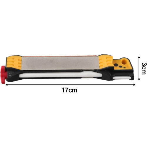 Camping Knife Sharpener with DoubleSided Sharpening for Outdoor and Kitchen Use  Yellow 2