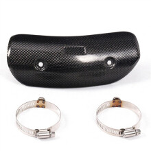 Motorcycle Exhaust Pipe Cover Heat Shield Protection Universal for Yamaha TMAX530 XMAX300 Exhaust Pipe (1 Set of 10)
