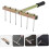 Tile leveling tool for aligning ceramic tiles, dust scraper for tile installation, portable operation. 5
