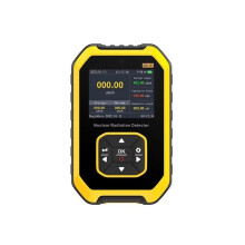 Geiger Counter Rechargeable Handheld Nuclear Radiation Dosimeter LCD Display Beta XRay Gamma Detector Yellow 1Pcs
