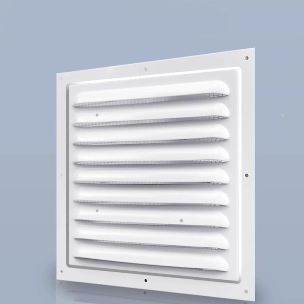 25X25 Cm Stainless Steel Hvac Vent Cover With Protective Louvered Grille For Ceiling And Wall 9382693868985