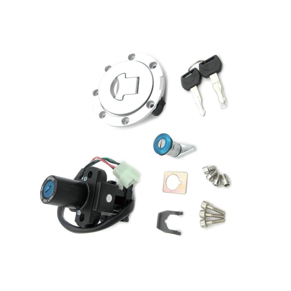 Motorcycle Ignition Coil For Cbf 500 600 1000 For Hornet 900 Cb900 Cb 919 20022007 Motorcycle Ignition Locks Fuel Tank Cap Cover Set 9347817997477