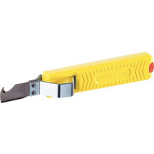 Cable Knife 28H Standard (Hook Blade, for Stripping Round Cables 828 mm, Adjustable Cutting Depth, Durable) 460277