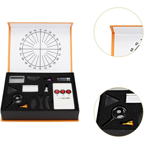Physics Optics Experiment Set with Adjustable Light Modes for Reflection and Refraction Classroom Use 1
