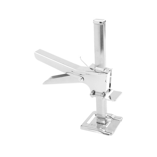 Tile lifting tool for floors, stainless steel, silver