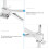 Tile lifting tool for floors, stainless steel, silver 2