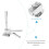 Tile lifting tool for floors, stainless steel, silver 4