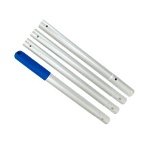 Aluminum Telescopic Pool Pole 4 Section 140cm Extension Pole for Pool Netting Sturdy Generic Pole