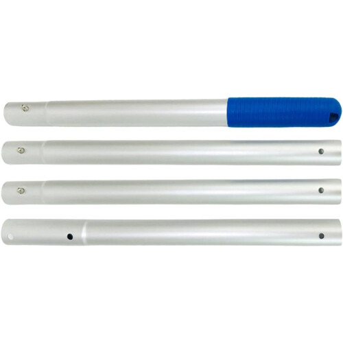 Aluminum Telescopic Pool Pole 4 Section 140cm Extension Pole for Pool Netting Sturdy Generic Pole 1