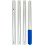 Aluminum Telescopic Pool Pole 4 Section 140cm Extension Pole for Pool Netting Sturdy Generic Pole 3