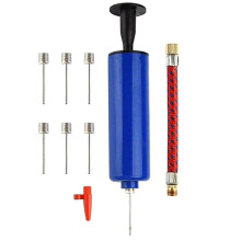 Ball Pump Kits Portable Hand Air Ball Pump with Needle Extension Hose Football Pump Air Pump Inflator Kits Durable Portable Ball Pump Longlasting
