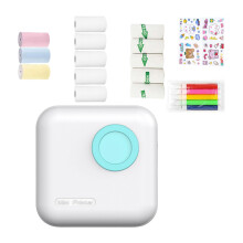 Pocket Thermally Printer Bluetooth Compatible Inkless Thermal Printing For Photos Receipts Labels Memo Portable Small