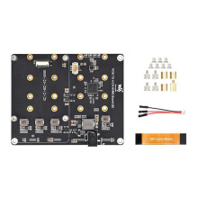 Waveshare PCle Placa Adaptadora para M.2 de 4 Canais para Raspberry Pi 5 Suporta Discos Rígidos NVMe com Indicador LED
