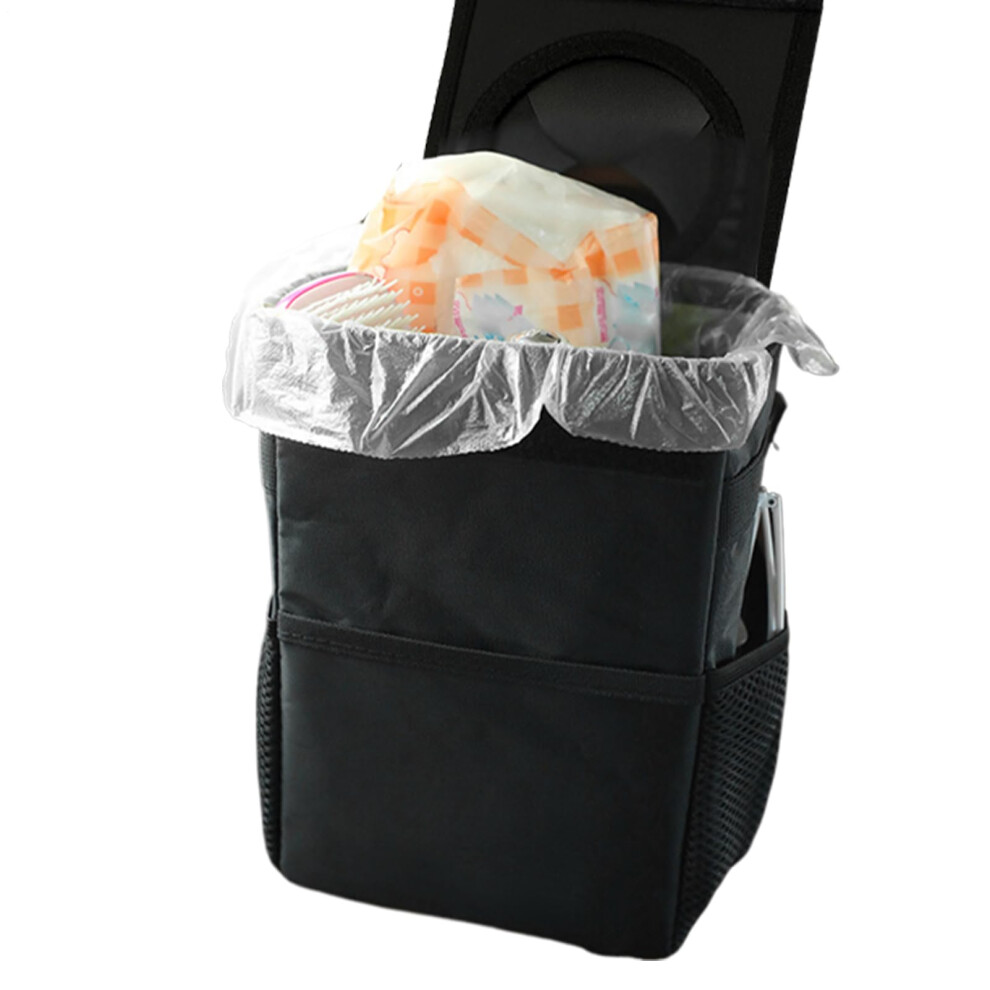 Trash Container For Car Multifunctional Vehicle Dustbin Organizer 9426802615241