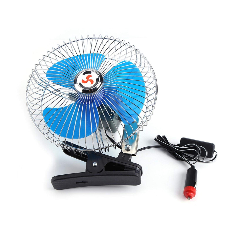 Mini Fan 12V 25W Mini Portable Car Vehicle Clip Cooling Fan For Car Truck Dashboard 9347817998405