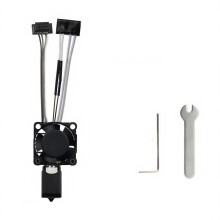 Voor P1 3D-Printer Hotend-Kit met Koelventilator, Geharde Stalen Spuitmonden, Verbeterde Printprecisie van 0,2 mm