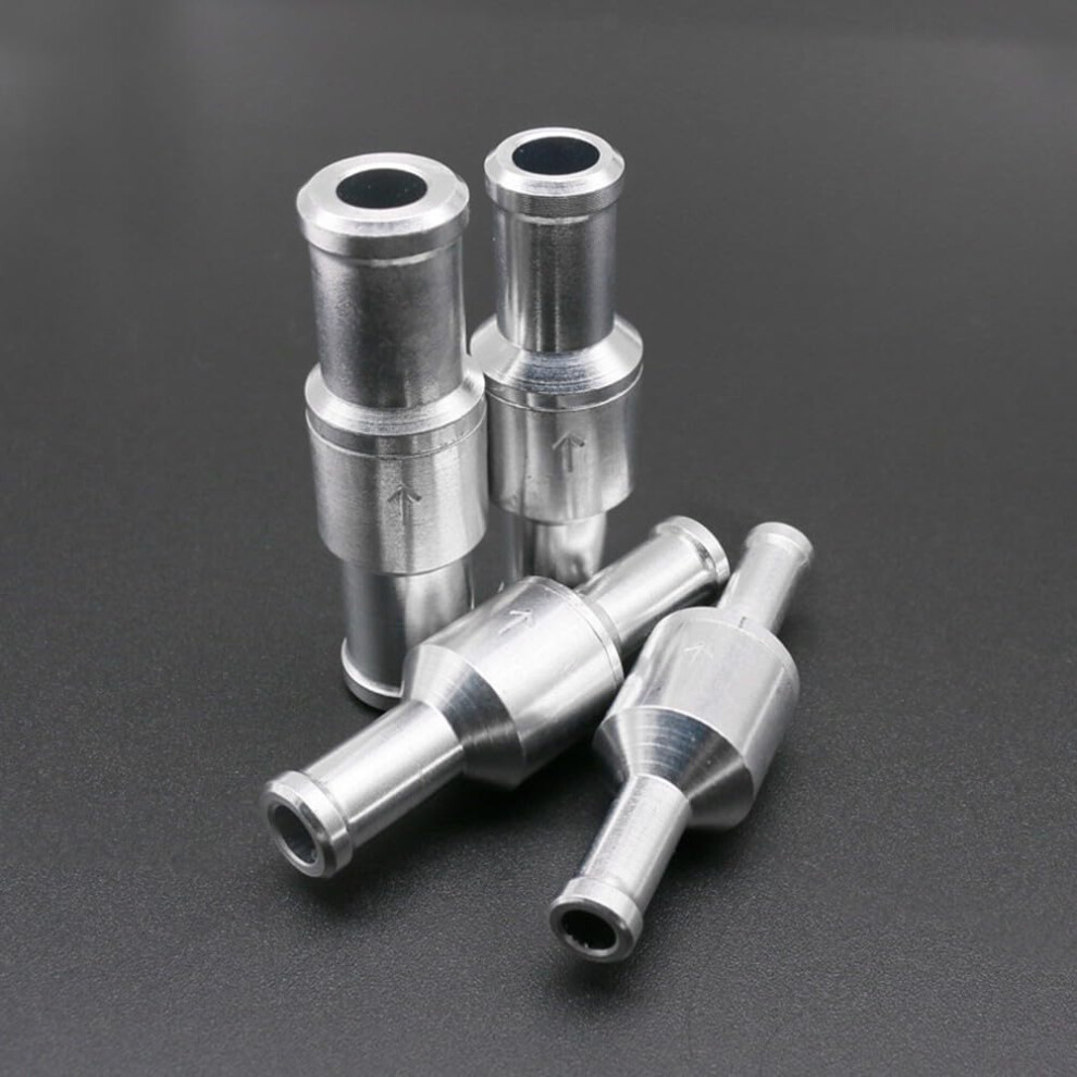 10Mm Inline Fuel Check Valve Aluminum Oneway Flow Control For Water Air Automotive Marine 9382693869753