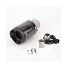 51mm 60mm Motorcycle Exhaust Muffler with Catalyst for Z900 Z1000 for S1000RR for GSXR 750 for R6 Exhaust Silencer (A)