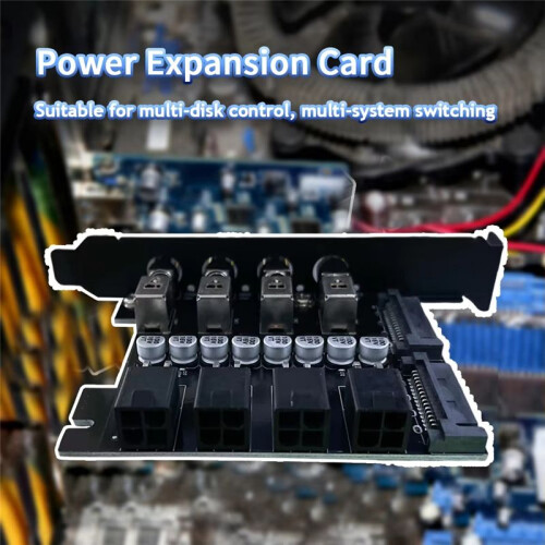 Dual Channel Hard Drive Controller Power Saving PCI Expansion Card with  Cable Enhances PC Performance 2