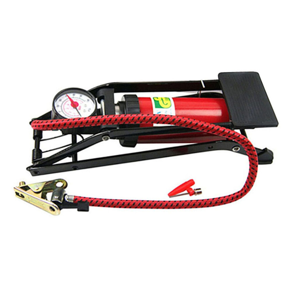 Pressure Foot Pump For Cars And Bicycles, Multifunctional Floor Pump With Nonslip Pedal For Tire Inflation And Versatile Applications. 9347817998634