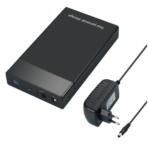 Caixa Externa para HDD de 3,5 Polegadas HDD de 3,5 Polegadas 2,5 Polegadas  para USB 3.0 6 Gbps Gabinete para HDD  III SSD Case Plugue UE