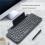 Tastiera  Wireless 2.4G con Supporto per Tablet/Telefono Tastiera Touchpad Portatile per Accessori da Gioco per PC Tablet B 3