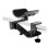 Metal Adjustable Arm Rest Wrist Support Extended Mouse Pad Armrest for Computer Ergonomic Hand Comfort Black 1